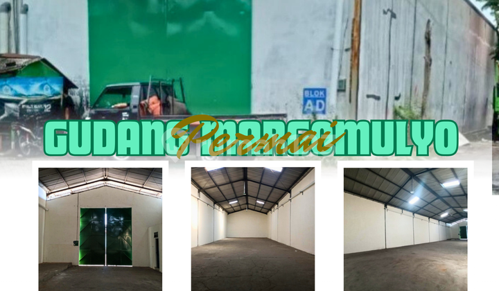 Gudang Siap Pakai Lokasi Strategis Langsung Pintu Tol Margomulyo