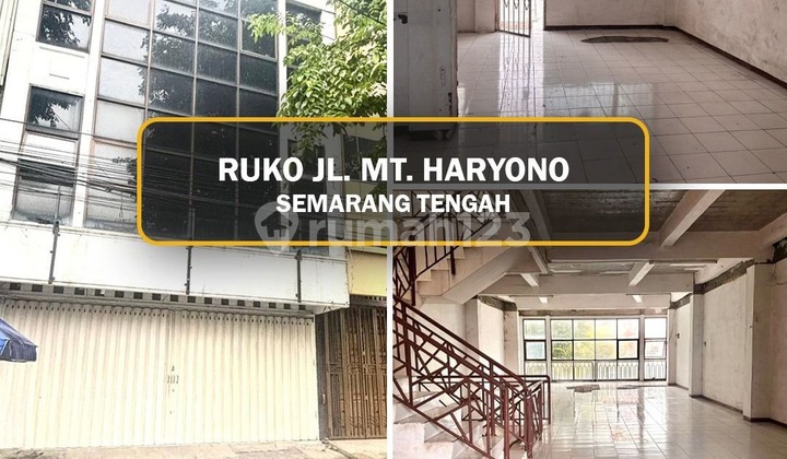 Ruko Bagus Cocok untuk Usaha di Mt Haryono Semarang Tengah 1