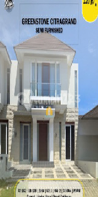 Disewakan Rumah Siap Huni Greenstone Citragrand 1