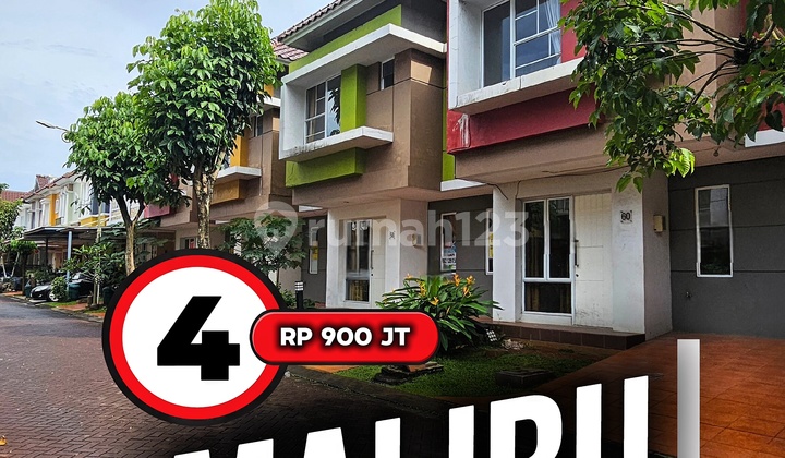 Dijual 4 Unit Rumah Murah di Malibu Village Gading Serpong