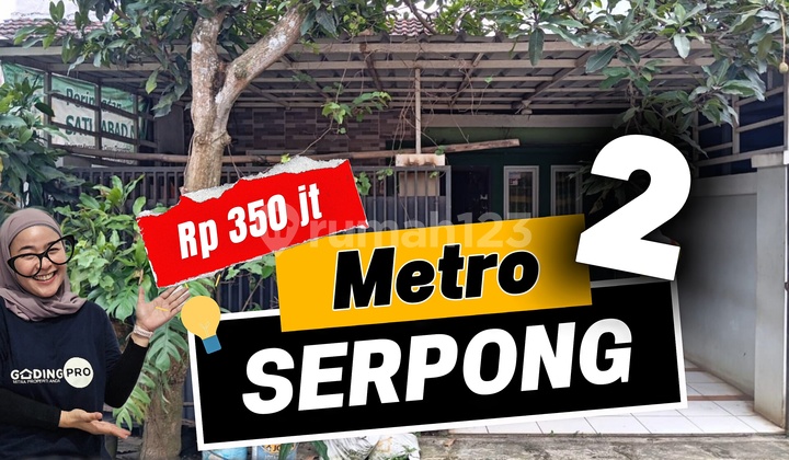 Dijual Murah Rumah Sudah Renov di Metro Serpong Cisauk