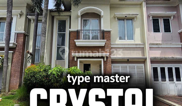 Dijual Murah Rumah Type Master di Cluster Crystal Gading Serpong