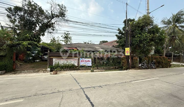 Dijual Dibawah Harga Pasaran, Tanah Bonus Rumah Tua Di Pinggir Jalan Raya Arco Sawangan 