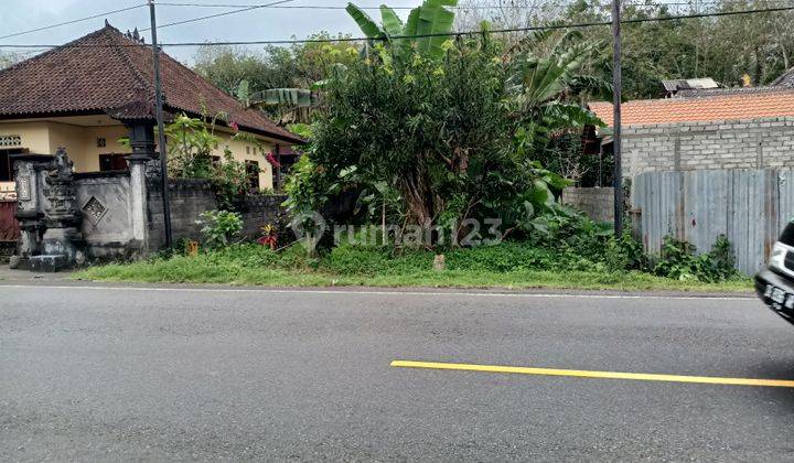 Tanah dijalan utama dekat exit toll Pekutatan Bali 2