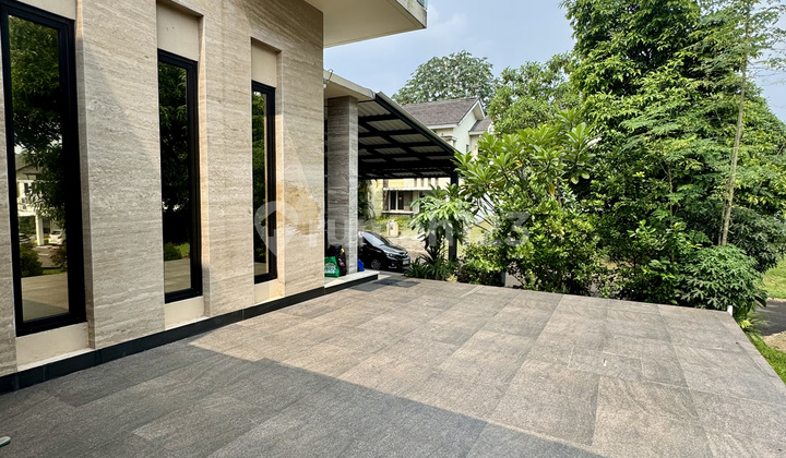 Nice Full Marble Semi Furnished Corner House in De Latinos BSD City, South Tangerang