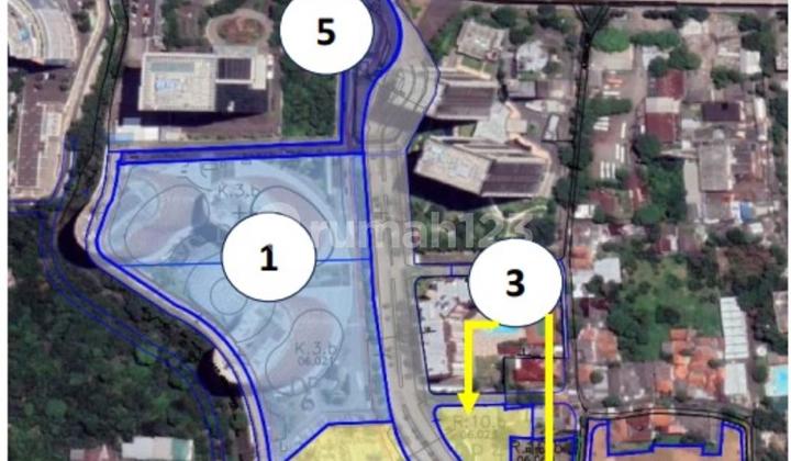 Tanah Bisa Bangun Sampai 20 Lantai di Sebelah South Quarter Lebak Bulus, Jakarta Selatan