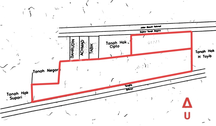 Selling Land Suitable for Housing Development Basuki Rachmad Warujayeng Nganjuk