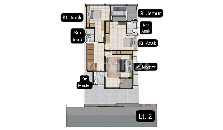 Citra House 1 (Land Area/Building Area 120/218 m) 2