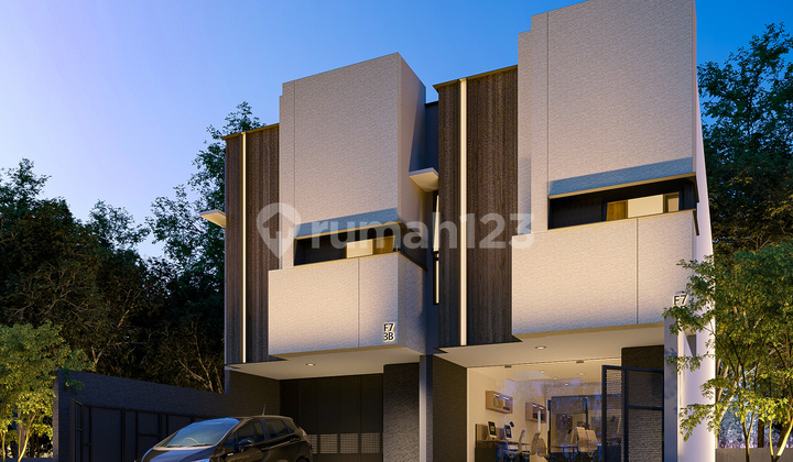 Rumah Modern 2 Lantai Konsep Soho (Ruang Usaha) di Kopo Bandung