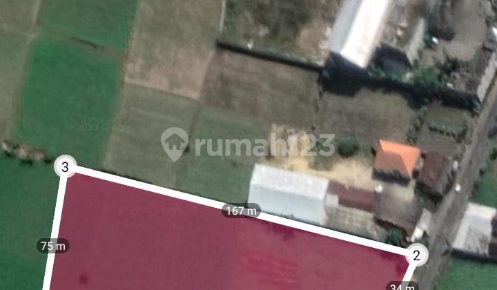 Tanah nol jalan area Balongpanggang Gresik cocok untuk gudang, pabrik, perumahan