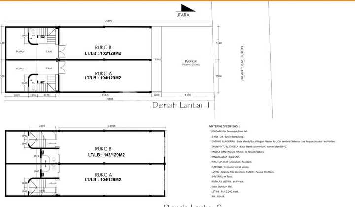 Di Jual Ruko Dengan Lokasi Yang Sangat Staregis