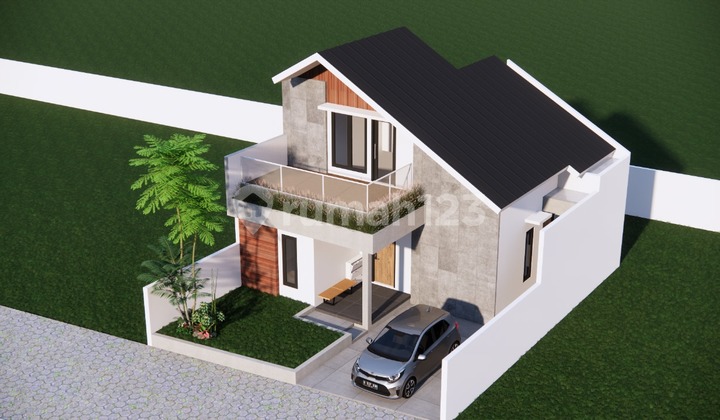 Ready-to-Occupy House with Rooftop Offering Menoreh Mountain Views