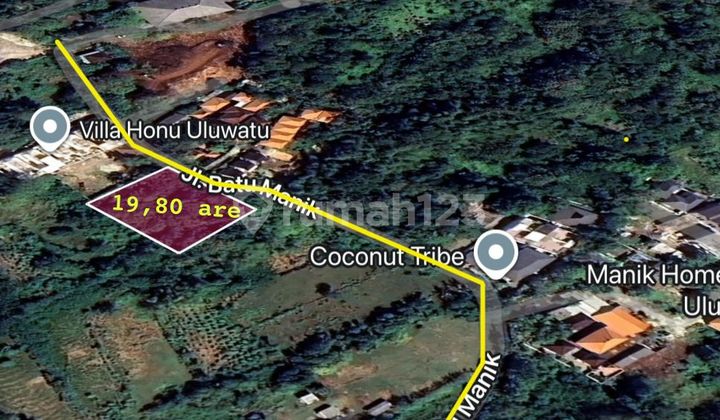 FREEHOLD LAND 1980 M2, NYANG NYANG - ULUWATU - BADUNG