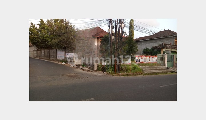DIJUAL TANAH 1580 m2  BONUS BANGUNAN RUMAH, DENPASAR BARAT, DENPASAR