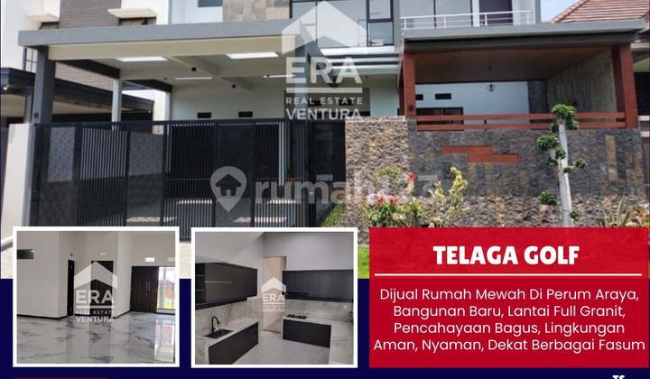 F053 Brand New House Full Granite Near Many Public Facilities In Araya Malang