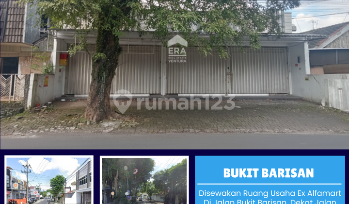 Disewakan Ruang Usaha Ex Alfamart di Jalan Bukit Barisan