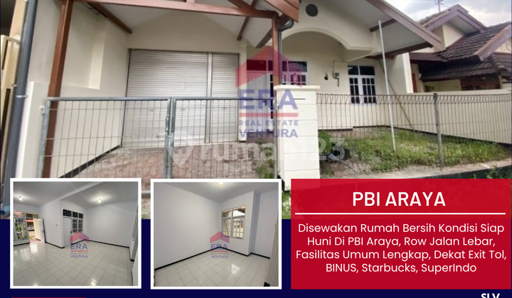 Disewakan Rumah Bersih Kondisi Siap Huni di Pbi Araya Disewakan Rumah Bersih Kondisi Siap Huni di Pbi Araya