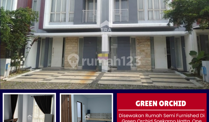 Disewakan Rumah Semi Furnish Siap Huni di Green Orchid, Suhat 2
