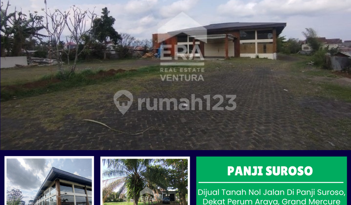 Dijual Tanah Nol Jalan Di Panji Suroso, Dekat Perum Araya