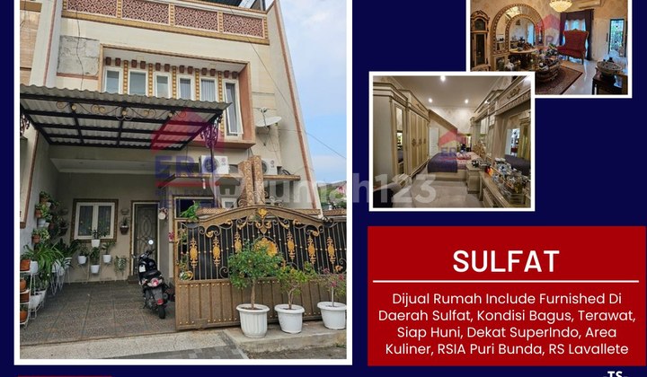 F081 Minimalist 3-Story House in Sulfat Malang