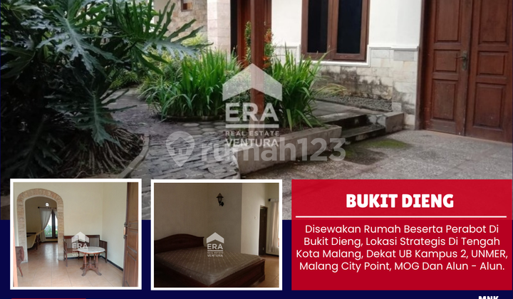 Disewakan Rumah Fully Furnished Di Bukit Dieng, Dekat UB & UNMER 1
