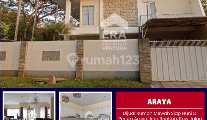 Dijual Rumah Mewah Siap Huni di Perum Araya, Dekat Binus