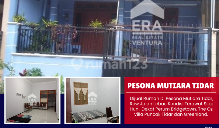 Dijual Rumah Di Pesona Mutiara Tidar, Row Jalan Lebar