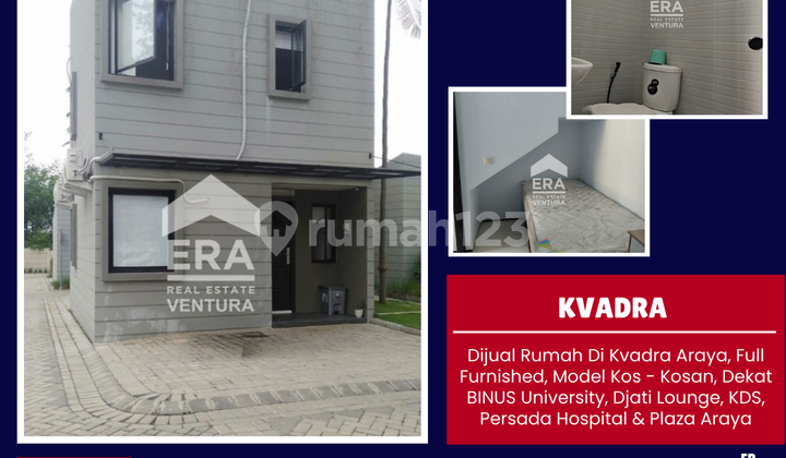 F012 Rumah 2 Lantai Full Furnished Di Araya Malang F012 Rumah 2 Lantai Full Furnished Di Araya Malang