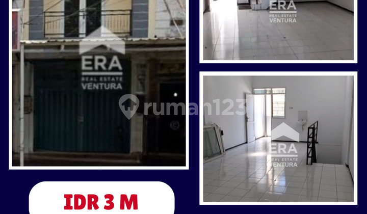 Dijual Ruko Lokasi Tengah Kota, Dekat Rampal, Pusat Oleh2 Sanan