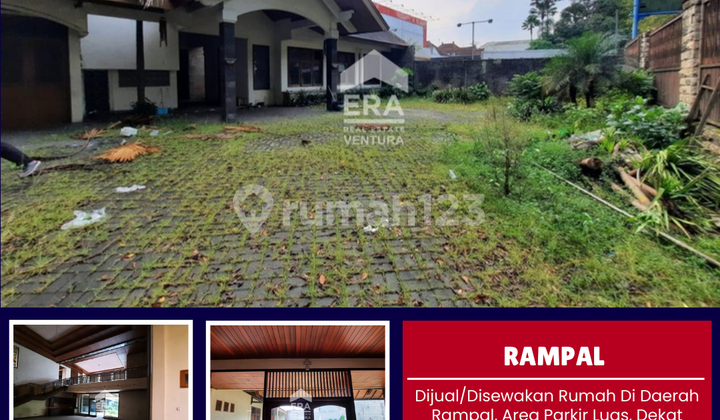 Dijual Rumah di Daerah Rampal, Area Parkir Luas, Dekat Stasiun