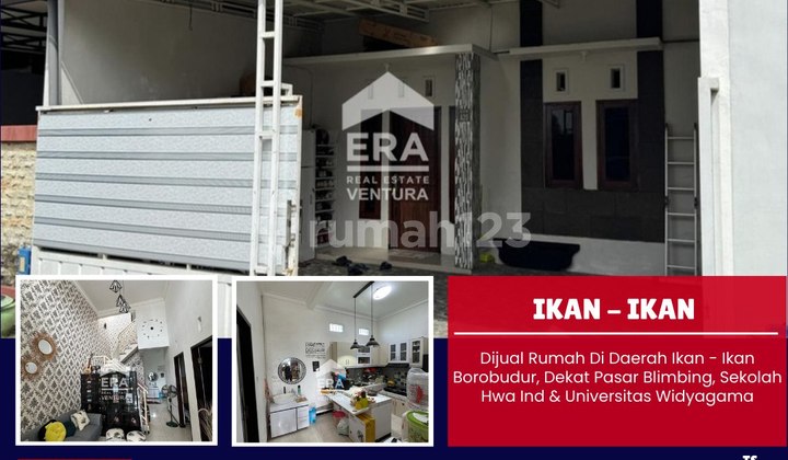 F049 Rumah Dijual Harga Miring Jalan Ikan-ikan Dekat Pasar Blimbing Kota Malang
