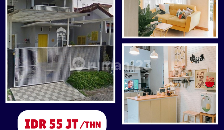 Disewakan Rumah 2 Lantai Semi Furnished di Pbi Araya