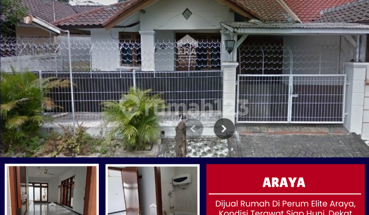Dijual Rumah di Perum Elite Araya, Kondisi Terawat Siap Huni