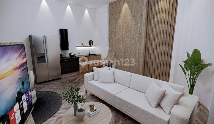 Penthouse Riverside Residence Apartment View Rice Field And Riverside Jungle Near Canggu 2