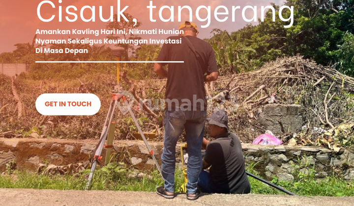 Tanah Kavling Murah Cisauk Cocok Untuk Hunian & Ruko, Akses Pinggir Jalan