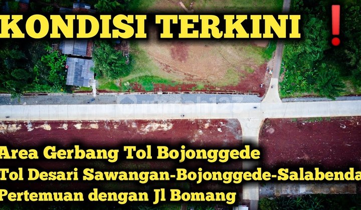 Promo Murah Tanah Kavling SHM Dekat Calon Gerbang Toll Bojong Gede Kemang