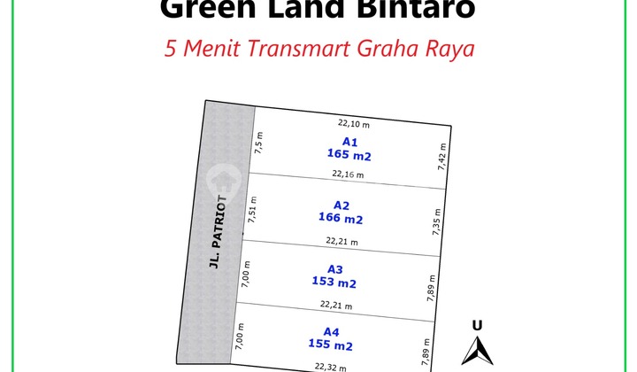 Tanah Kavling Sudimara Pinang, Terima Lahan Siap Bangun & Free Desain