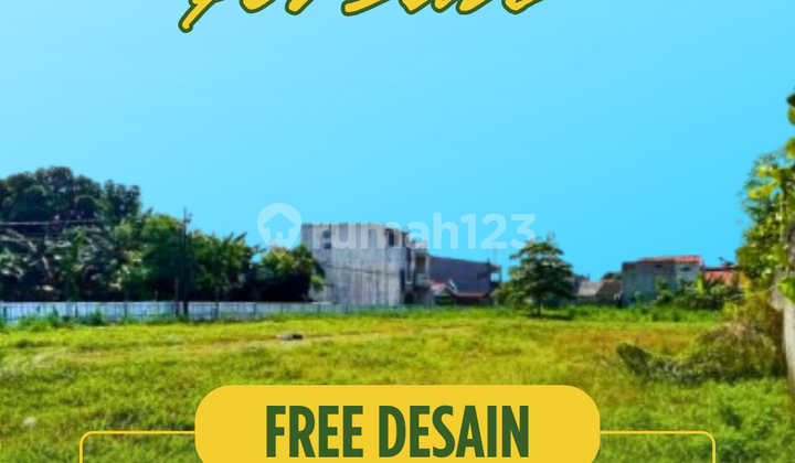 Tanah Kavling pamulang Dekat Dengan Kampus, Free Desain Hunian