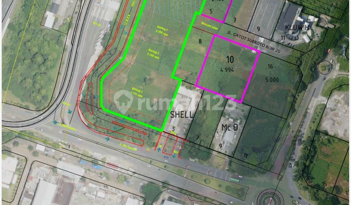 Kavling Komersil Di Sentul Cocok Untuk Pengusaha Besar Hotel,Mall,Swalayan,Showroom,Cafe dll Lngsung depan Toll Sentul