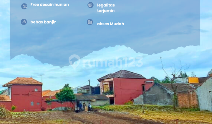 Tanah Kavling Ciomas, Tersisa 2 Unit, Free Desain Hunian