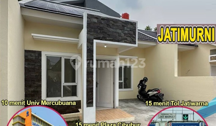 Rumah Cluster Fam. Jatimurni Pondok Melati, Baru Harga Murah Minimalis Kota Bekasi (APS) Jual Dijual 1