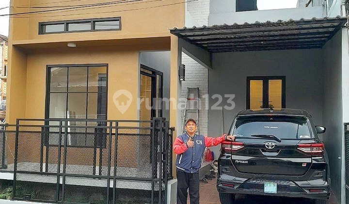 Rumah Elegan Murah Rooftop & Mezzanine Full Furnished di Jatiasih Rumah Elegan Murah Rooftop & Mezzanine Full Furnished di Jatiasih