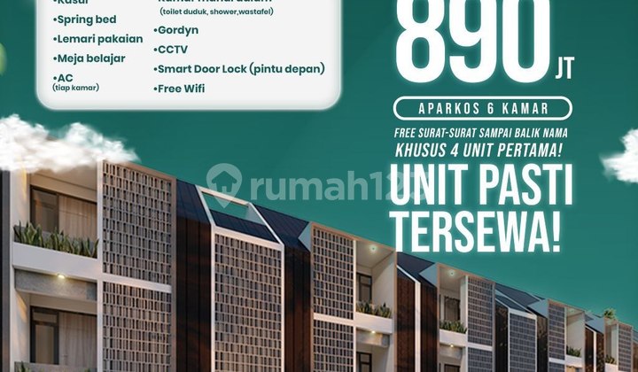 Promo Rumah Kost Kosan Murah Dramaga Bogor 6 Kamar [Sincera]