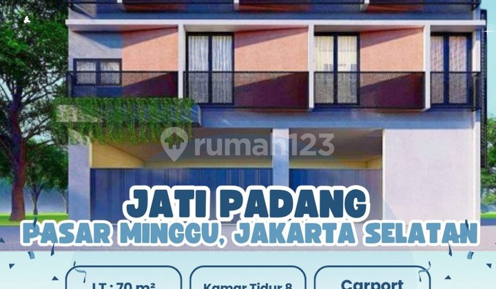 Exclusive 3-Story Boarding House in Jati Padang, Fully Furnished in Jakarta 2