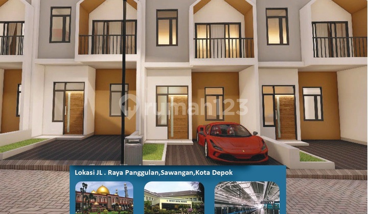 Rumah Fai Faroq Sawangan, Baru 2/1 Lantai Harga Murah Mewah New, Pengasinan Kota Depok, Jual Dijual 2
