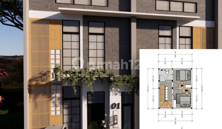 Rumah 2 Lantai Cuma Segini? Bonus Desain Custom Sesuka Hati