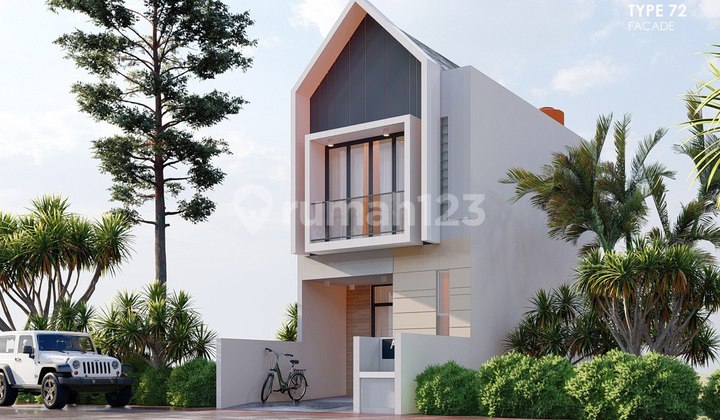 Rumah Hunian Islami 2 Lantai 4 Kamar Tidur Rawalumbu Bekasi