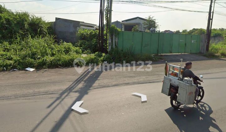 Dijual Gudang dan Tanah Lingkar Timur Sidoarjo Luas Lahan 2,4Ha SHM Lokasi Strategis Nol Jalan Raya