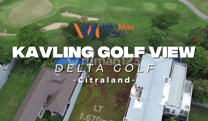 Dijual Kavling Golf View Delta Golf Bukit Golf Citraland Row Jalan Lebar 