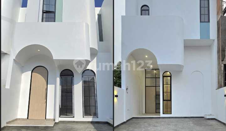 Rumah Meruya Desain Unik Jarang Ada Little Santorini Last Unit
